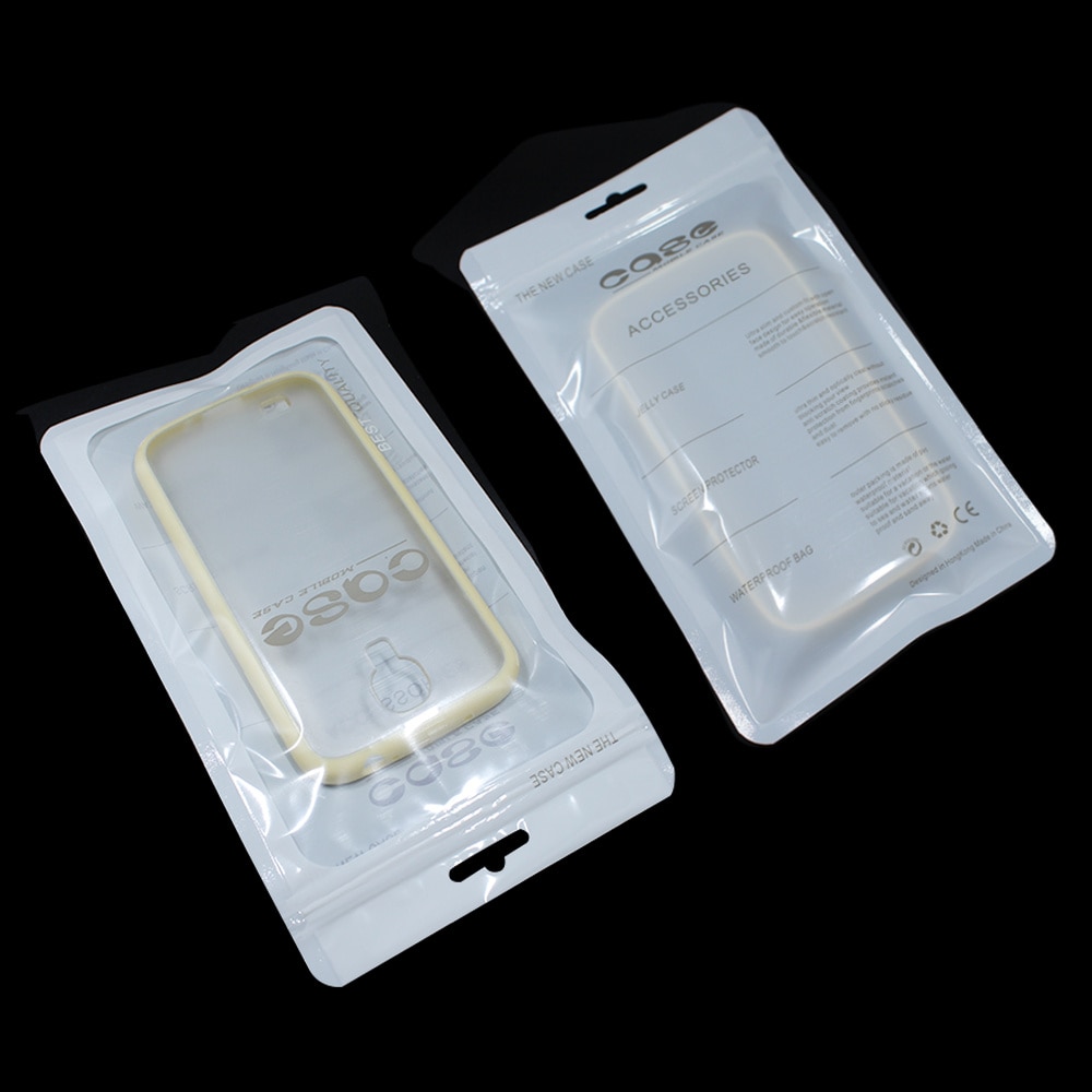  휴대 전화 케이스 커버 소매 포장 패키지 가방 아이폰 4 4 5 5 s 6 플러스 플라스틱 지 플락 폴리 팩 화이트 스토리지 가방